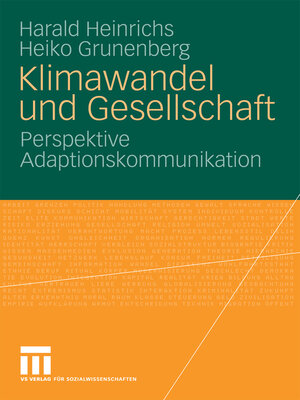 cover image of Klimawandel und Gesellschaft